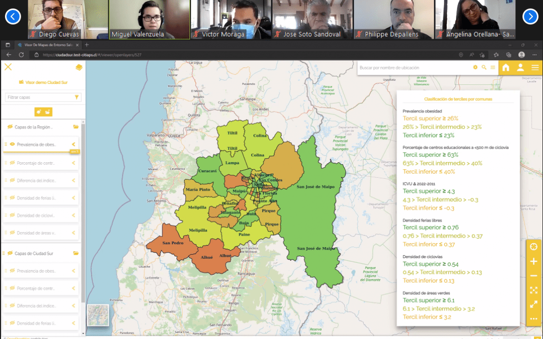Mapa de georreferenciación con indicadores de salud entrega importante insumo a municipios para estrategias territoriales